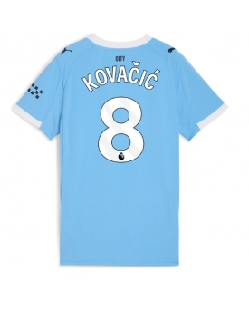 Manchester City Mateo Kovacic #8 Maglia Gara Casa Repliche 2025-26 Donna Maniche Corte